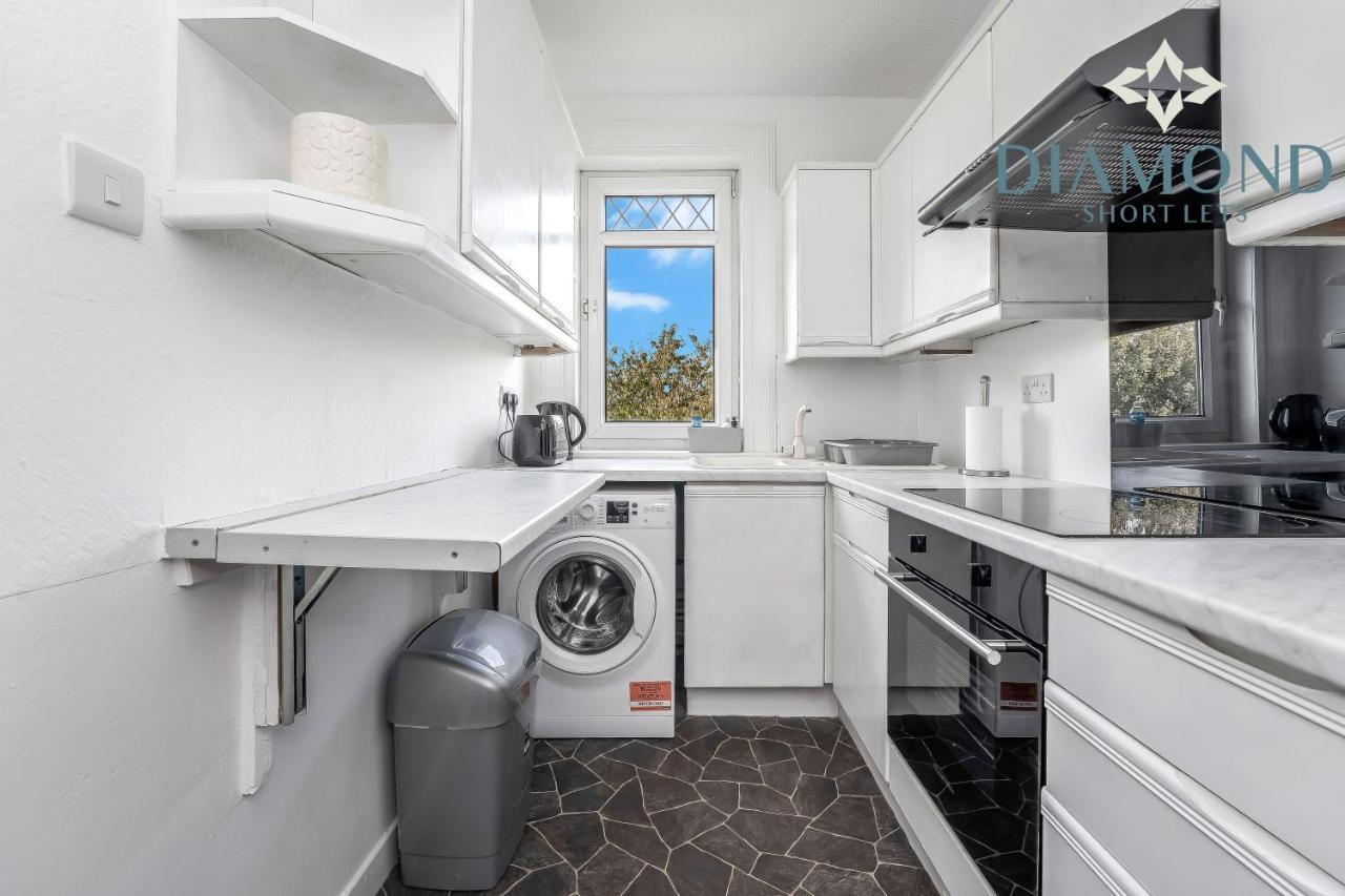Cosy 2 Bed Apt West End Edinburgh Free Parking Bagian luar foto