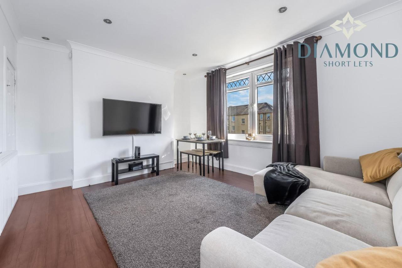 Cosy 2 Bed Apt West End Edinburgh Free Parking Bagian luar foto